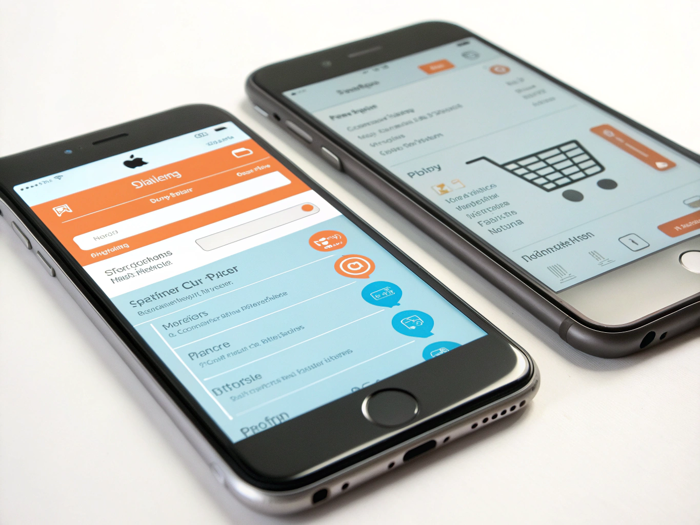 Mobile apps comparison interface